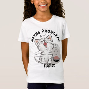 おもしろいPi日 – 数学の問題の食べPI Tシャツ