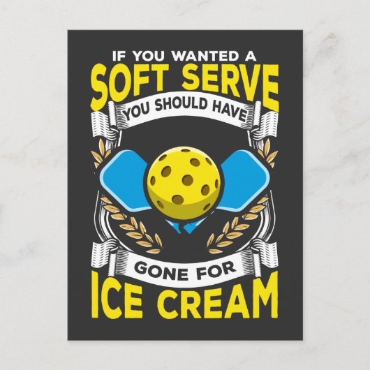 おもしろいPickleball Playerが皮肉なスポーツを提供 ポストカード (正面)