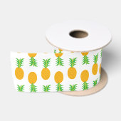 おもしろいPineapple Patternリボン サテンリボン (リール)