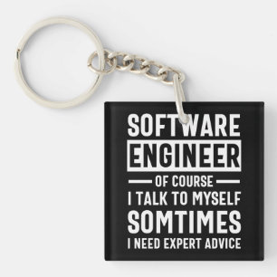 おもしろいProgramming Software Engineer Gift キーホルダー