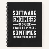 おもしろいProgramming Software Engineer Gift ノートブック (正面)