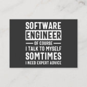 おもしろいProgramming Software Engineer Gift 名刺 (正面)