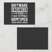おもしろいProgramming Software Engineer Gift 名刺 (正面/裏面)