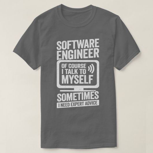 おもしろいProgramming Software Engineer Gift Tシャツ (デザイン正面)