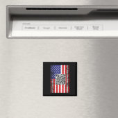 おもしろいQr大統領トランプコードダンス マグネット (インサイチュ (食洗機))