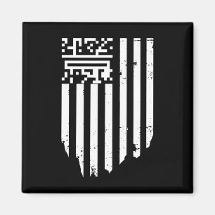 おもしろいQr大統領トランプダンスコード マグネット