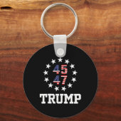 おもしろいQr社長トランプダンスコード開始D キーホルダー (正面)