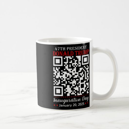 おもしろいQr社長トランプダンスコード開始D コーヒーマグカップ (右)