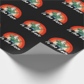 おもしろいRaverテクノパーティーEDMフェスティバルユーモア ラッピングペーパー (角)
