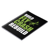 おもしろいRC航空機パイロット制御型飛行機 ノートブック (左側)