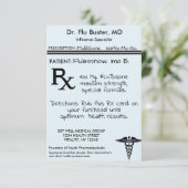 おもしろいRX処方 サンキューカード (スタンド正面)