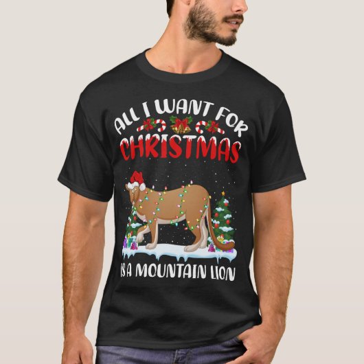 おもしろいSanta Hatクリスマスに欲しいのはネズミだけだ Tシャツ (正面)