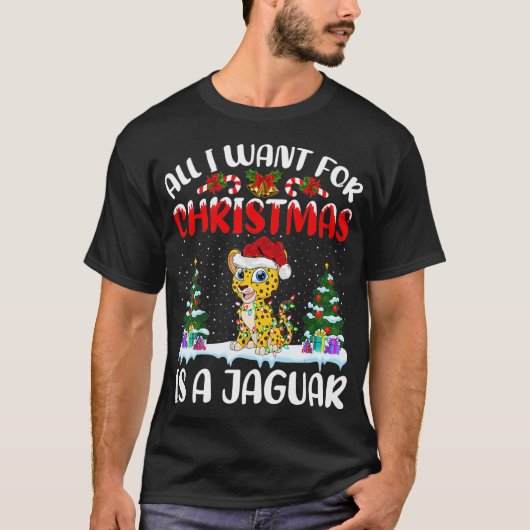 おもしろいSanta Hatクリスマスに欲しいのはJagu Tシャツ (正面)