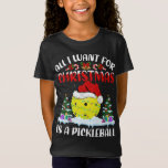 おもしろいSanta Hatクリスマスに欲しいのはPick A Christmas Tシャツ<br><div class="desc">おもしろいSanta Hatクリスマスに欲しいのはピックボール</div>