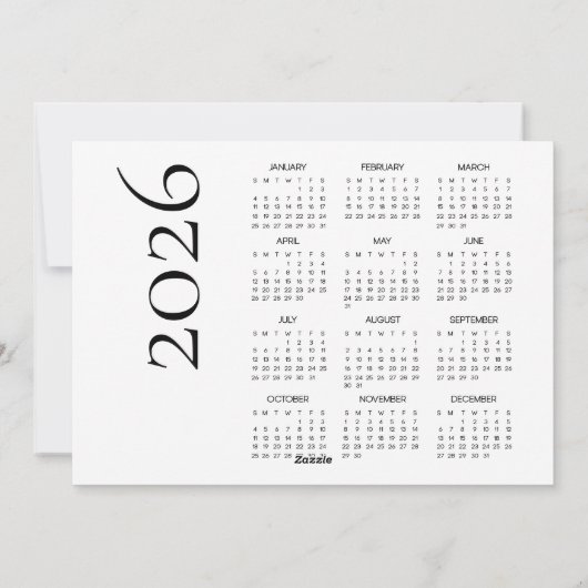 おもしろいSanta It犬2026カレンダークリスマス シーズンカード (裏面)