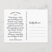 おもしろいSanta's Good List Christmas Photo ポストカード (裏面)