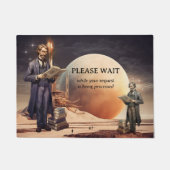 おもしろいSci Fiファンタジー ドアマット (正面)