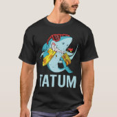 おもしろいShark - Tatum名 Tシャツ (正面)