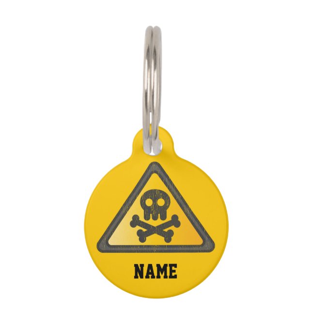 おもしろいSignThunder_Cove ペット　ネームタグ (正面)