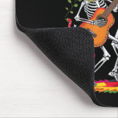 おもしろいSkeleton Cinco De Mayo Fiesta Mexican Festiva マウスパッド (コーナー)