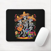 おもしろいSkeleton Cinco De Mayo Fiesta Mexican Festiva マウスパッド (マウス)
