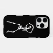 おもしろいSkeleton Phone Case - 予測できな & Protective iPhoneケース (裏面横)