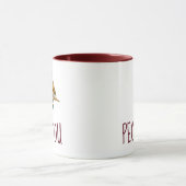 おもしろいSparrow – ペック マグカップ (中央)