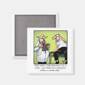 おもしろいSpectickles Medical Health漫画のユーモア マグネット (正面/裏面)