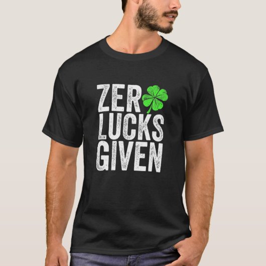 おもしろいSt patricks dayギフト与え0運 Tシャツ (正面)