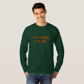 おもしろいSt patricks dayグリーン長袖Tシャツ Tシャツ (正面フル)