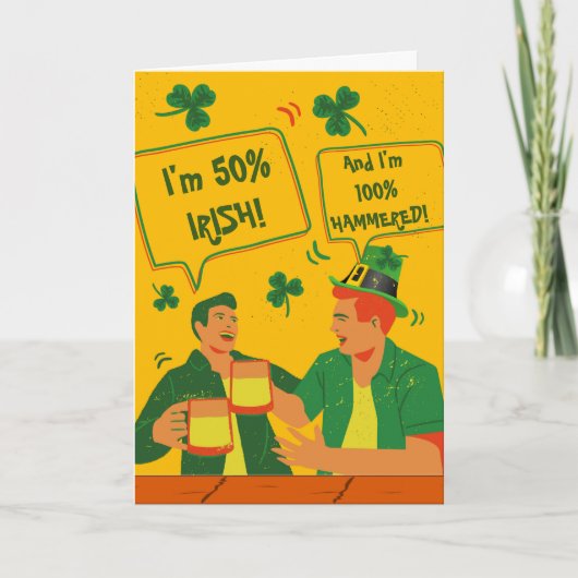 おもしろいSt patricks dayフォーお気に入りのフレンド カード (正面)