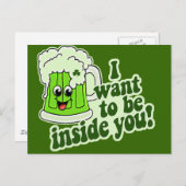 おもしろいSt patricks day ポストカード (正面/裏面)