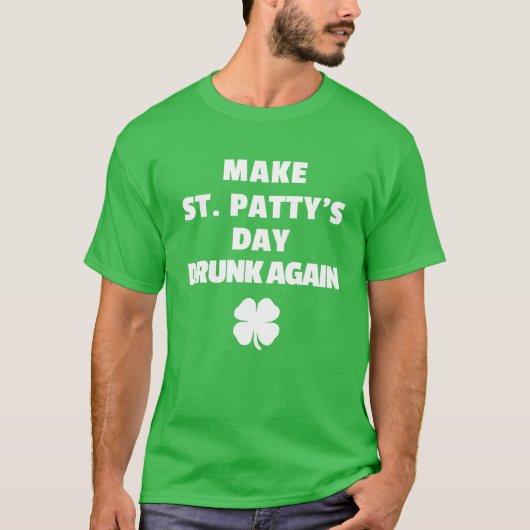 おもしろいSt pattys daySt patricks day2022アパレル Tシャツ (正面)