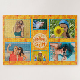 おもしろいSummer I'll 後を追 the Sun DIY 6 Photo Collage ジグソーパズル