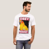 おもしろいSun Paraket - Bird Art Tシャツ (正面フル)