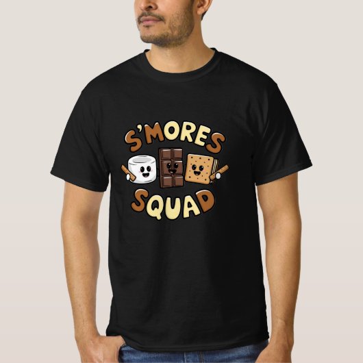 おもしろいSweet S'mores Lover Graphics Tシャツ (正面)