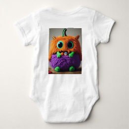 おもしろいTシャツのトリックまたはトリート ベビーボディスーツ