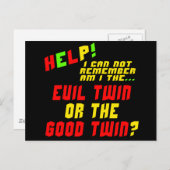 おもしろいTシャツギフト ポストカード (正面/裏面)