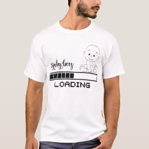 おもしろいTシャツ乳児妊娠子母, 1/2 Tシャツ