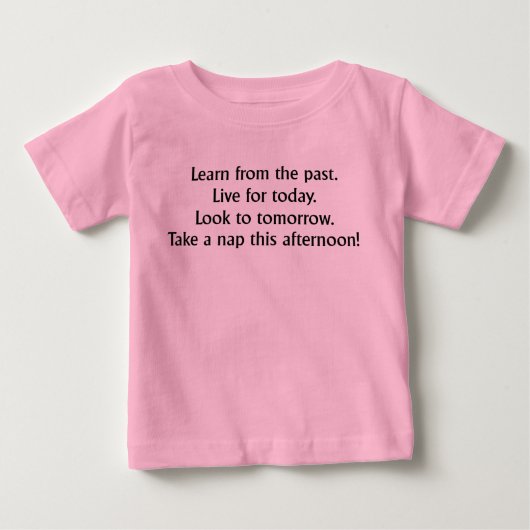 おもしろいTシャツ　かわいい　ユーモア ベビーTシャツ (正面)