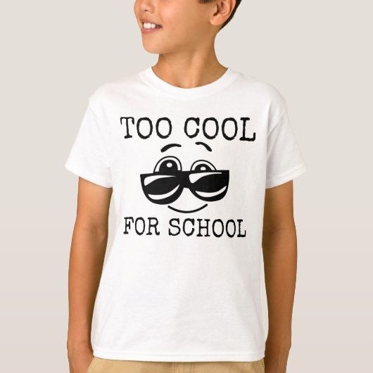 おもしろいTシャ子供へツも学校クール用 Tシャツ (正面)
