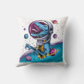 おもしろいTレックス宇宙 クッション (裏面)