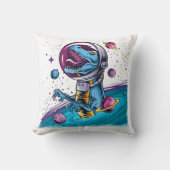 おもしろいTレックス宇宙 クッション (正面)