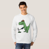 おもしろいTレックス遊ズゴルフ Tシャツ (正面フル)