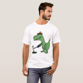 おもしろいTレックス遊ズゴルフ Tシャツ (正面フル)