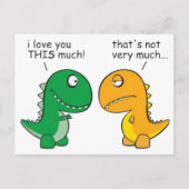 おもしろいTレックス ポストカード (正面)
