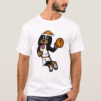 おもしろいT.Ennessee Basketball Santa Smokeyパッケージ Tシャツ