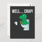 おもしろいT-Rexの腕 小さな恐竜 ユーモア ポストカード (正面/裏面)