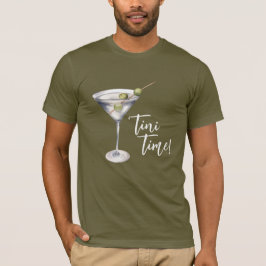 おもしろいTini Time Martiniカクテル Tシャツ