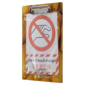 'おもしろいtouchマンゴー'の署名 クリップボード (左)